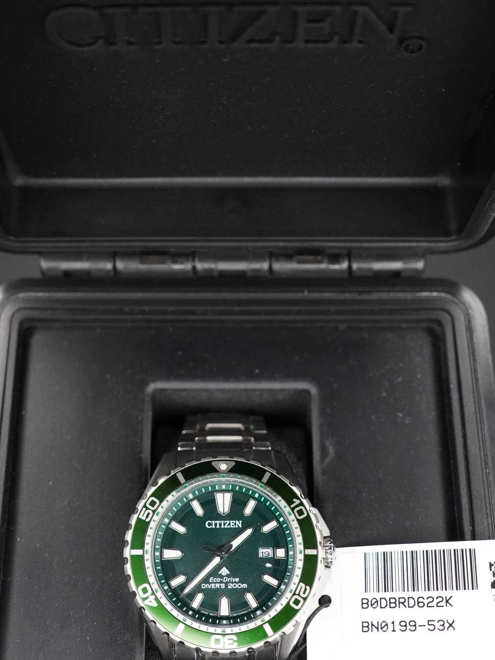 Citizen Promaster Dive BN0199-53X Eco-Drive 200M Green Dial Steel Watch